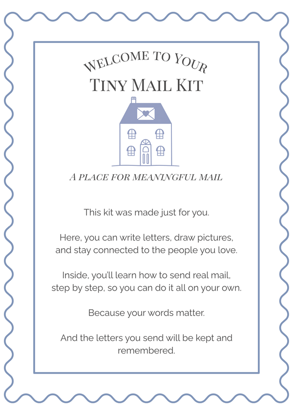 Letter Writing Kit for Kids | Personalized Kids Gift | Screen Free Activity | Grandparent Gift | Independent Play Kit
