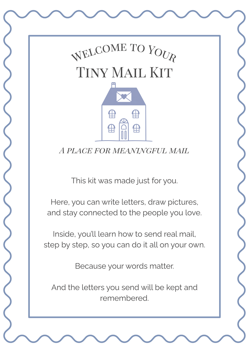 Letter Writing Kit for Kids | Personalized Kids Gift | Screen Free Activity | Grandparent Gift | Independent Play Kit